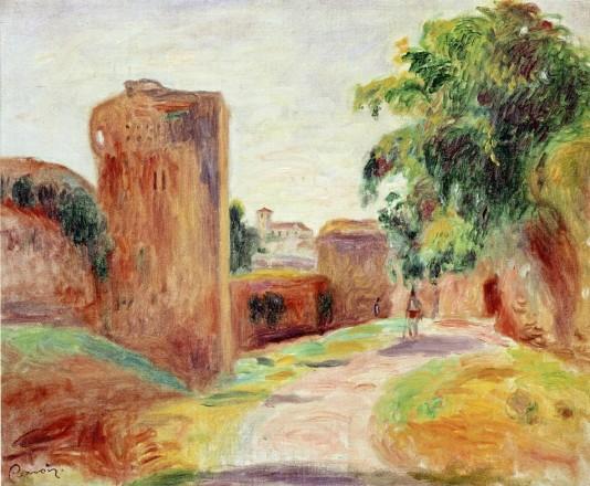 Walls in Spain - 1892 - Pierre Auguste Renoir Painting